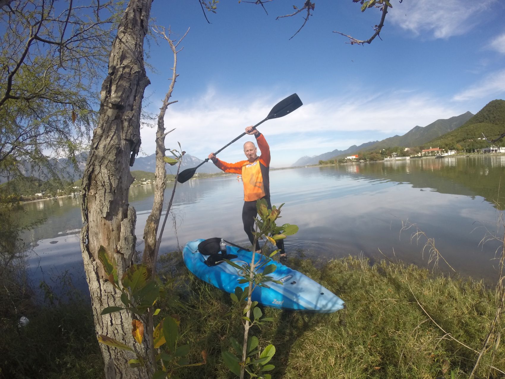 Kayak en la Presa